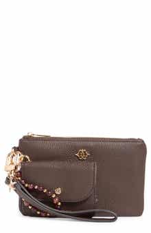 Nanette Lepore Faux Leather Wristlet with Pouch