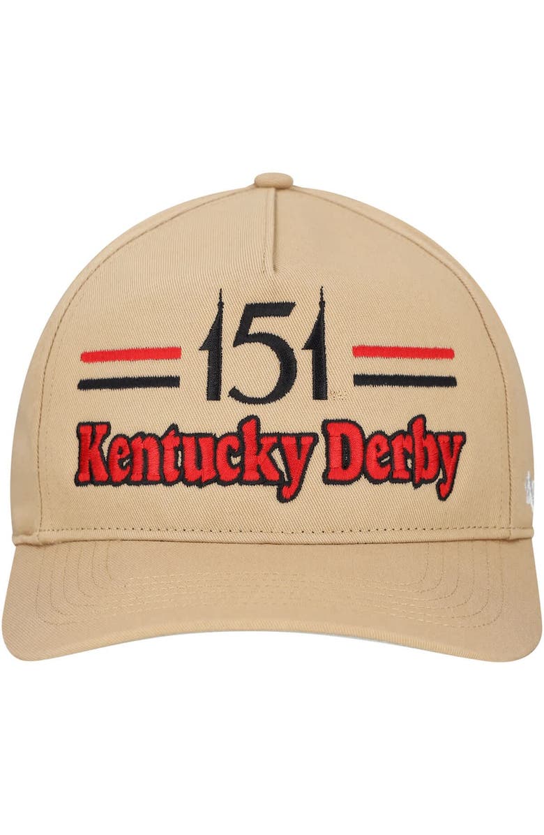 '47 Men's '47  Khaki 151st Kentucky Derby Hitch Adjustable Hat, Alternate, color, 