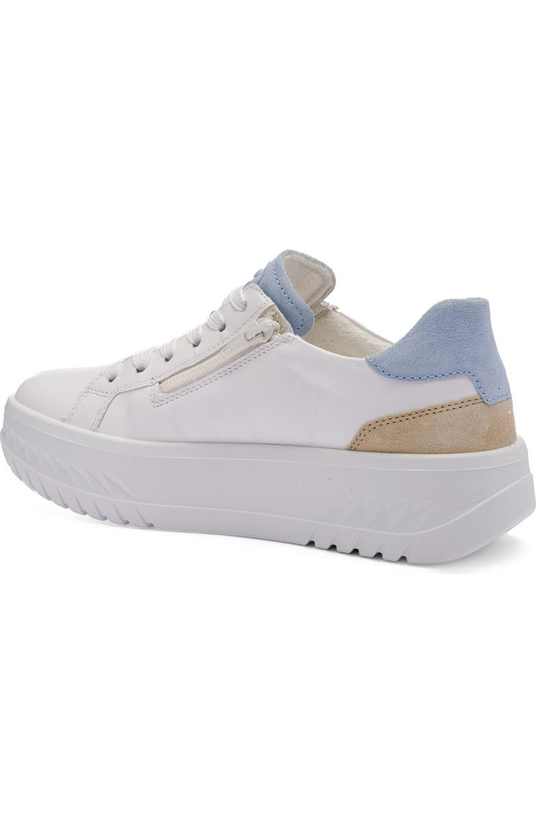 ara Meridian Platform Sneaker, Alternate, color, White/ Beach/ Cielo
