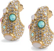 Kurt Geiger London Crystal Pavé Dome Drop Earrings