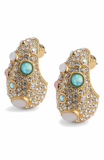 Kurt Geiger London Crystal Pavé Dome Drop Earrings