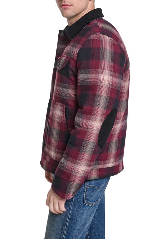 Levi's Quilted Work Jacket In Red