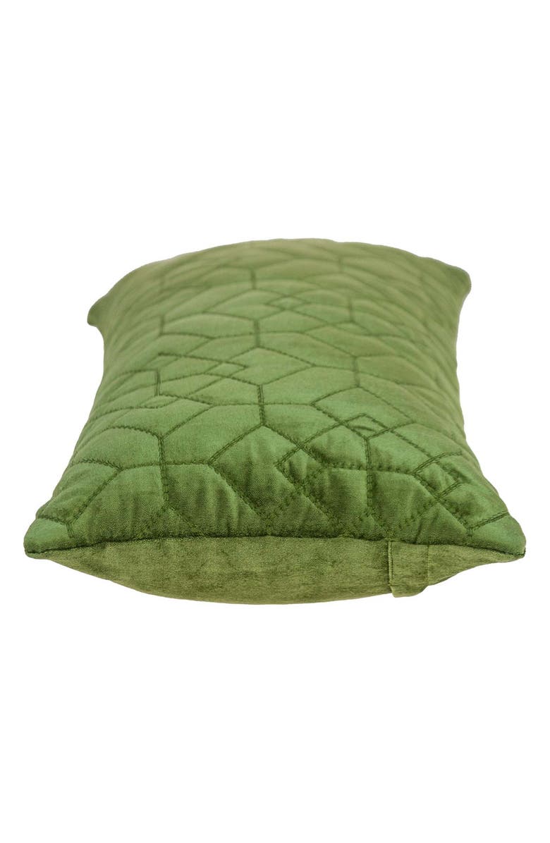 PARKLAND COLLECTION Sora Quilted Throw Pillow, Alternate, color, Olive