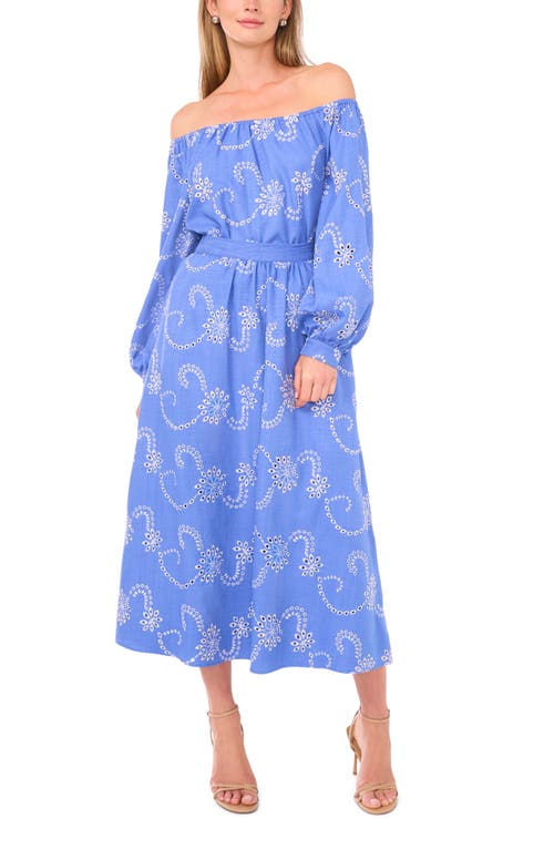 Vince Camuto A-line Maxi Skirt In Blue