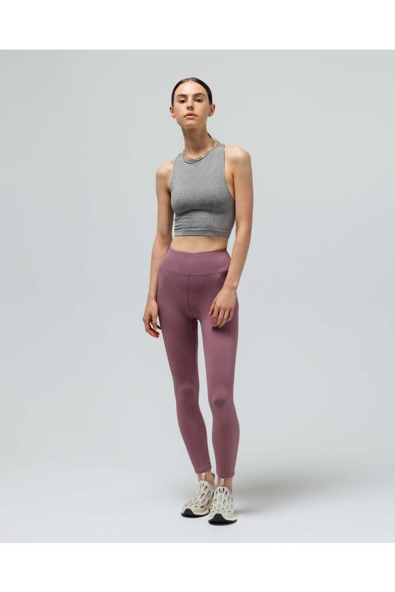 The Compression Legging W/Fused Waist Band, Main, color, MAUVE