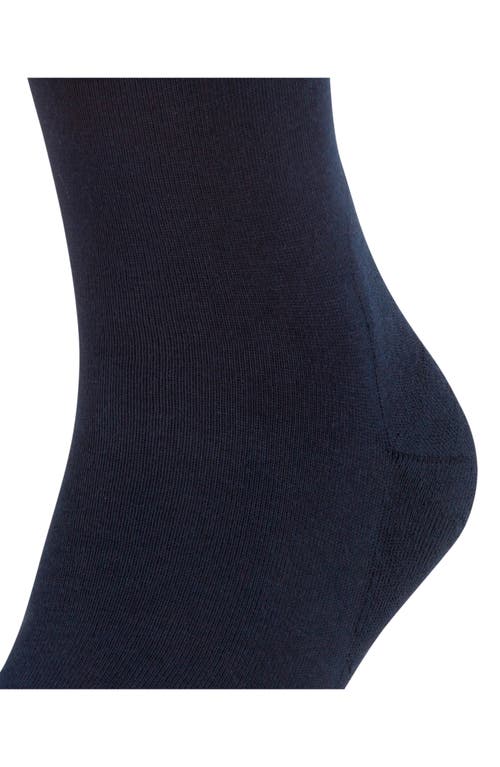 Shop Falke Gender Inclusive Run Crew Socks In Marine