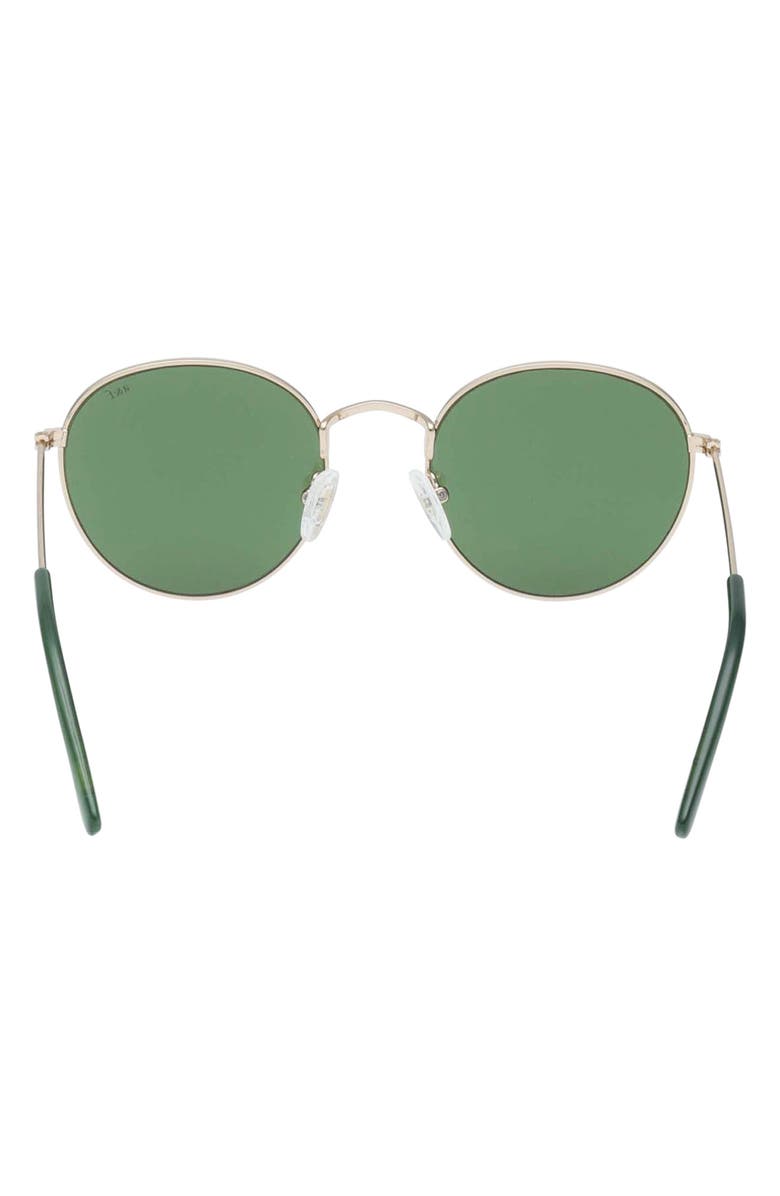 abercrombie kids Kids' Round Sunglasses, Alternate, color, Gold / Green