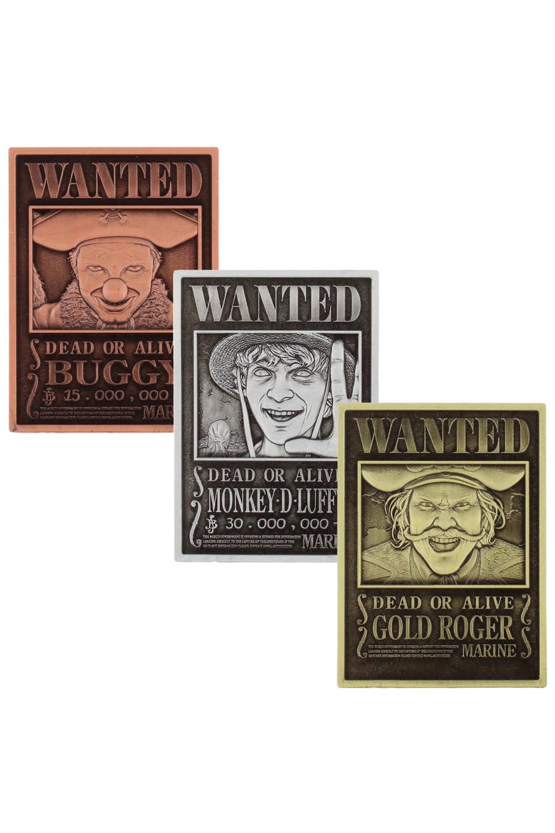 Digiplate Starter Pack One Piece, Wanted Posters, Alternate, color, Multicolored