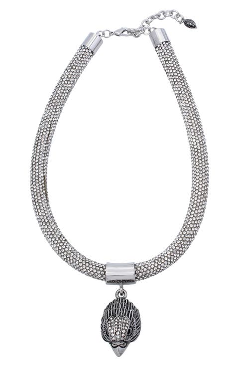 Pavé Collar Pendant Necklace