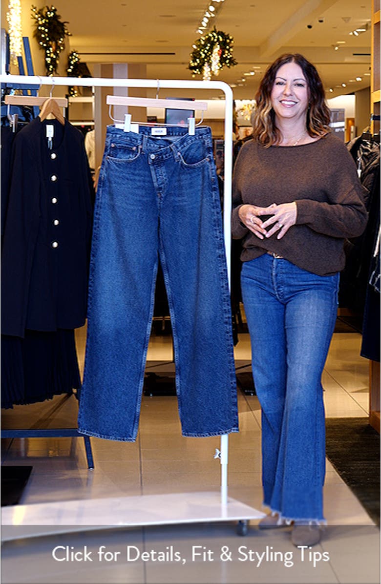 Arc Criss Cross Relaxed Jeans, sales video thumbnail