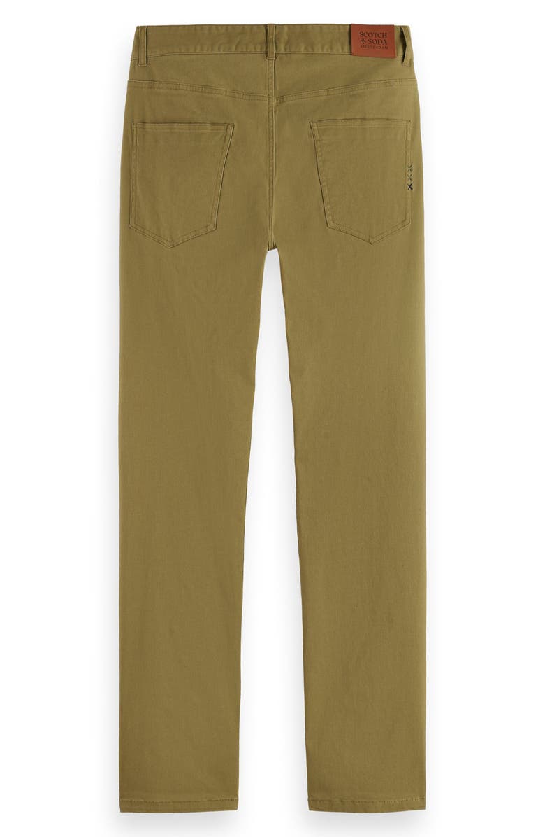 Scotch & Soda Ralston Slim Fit Five Pocket Stretch Twill Pants, Alternate, color, 