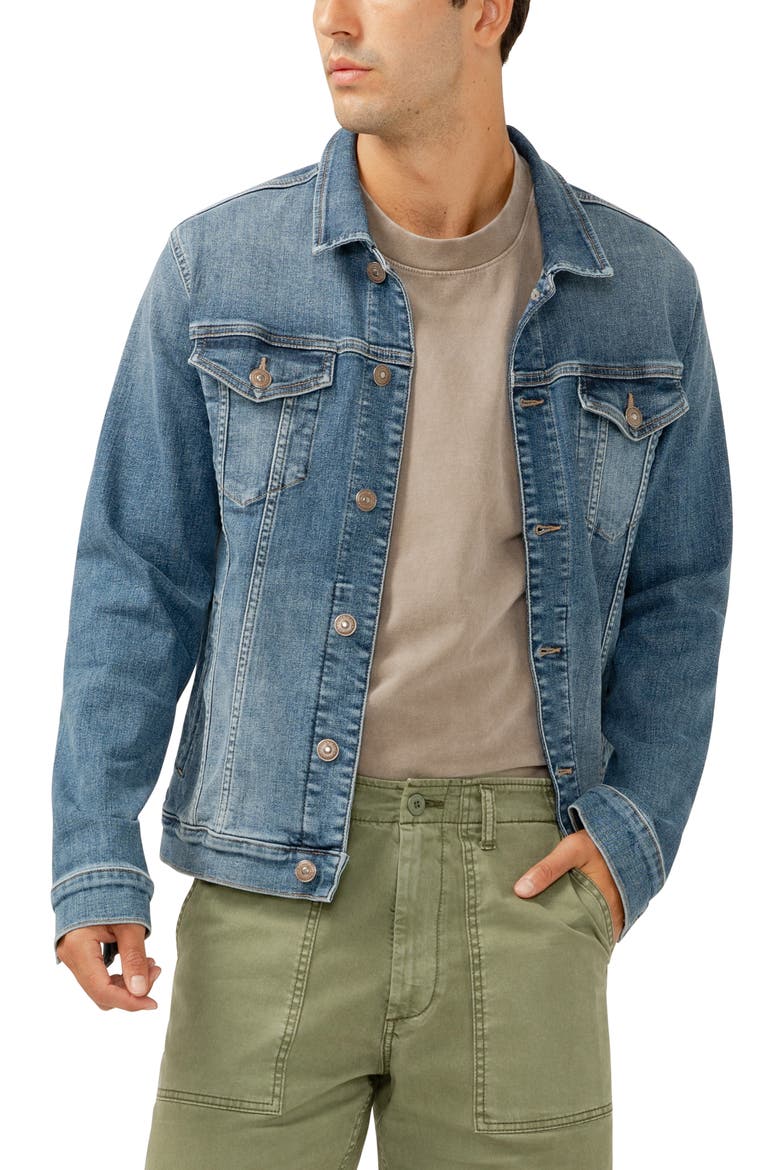 Denim Trucker Jacket, Alternate, color, INDIGO