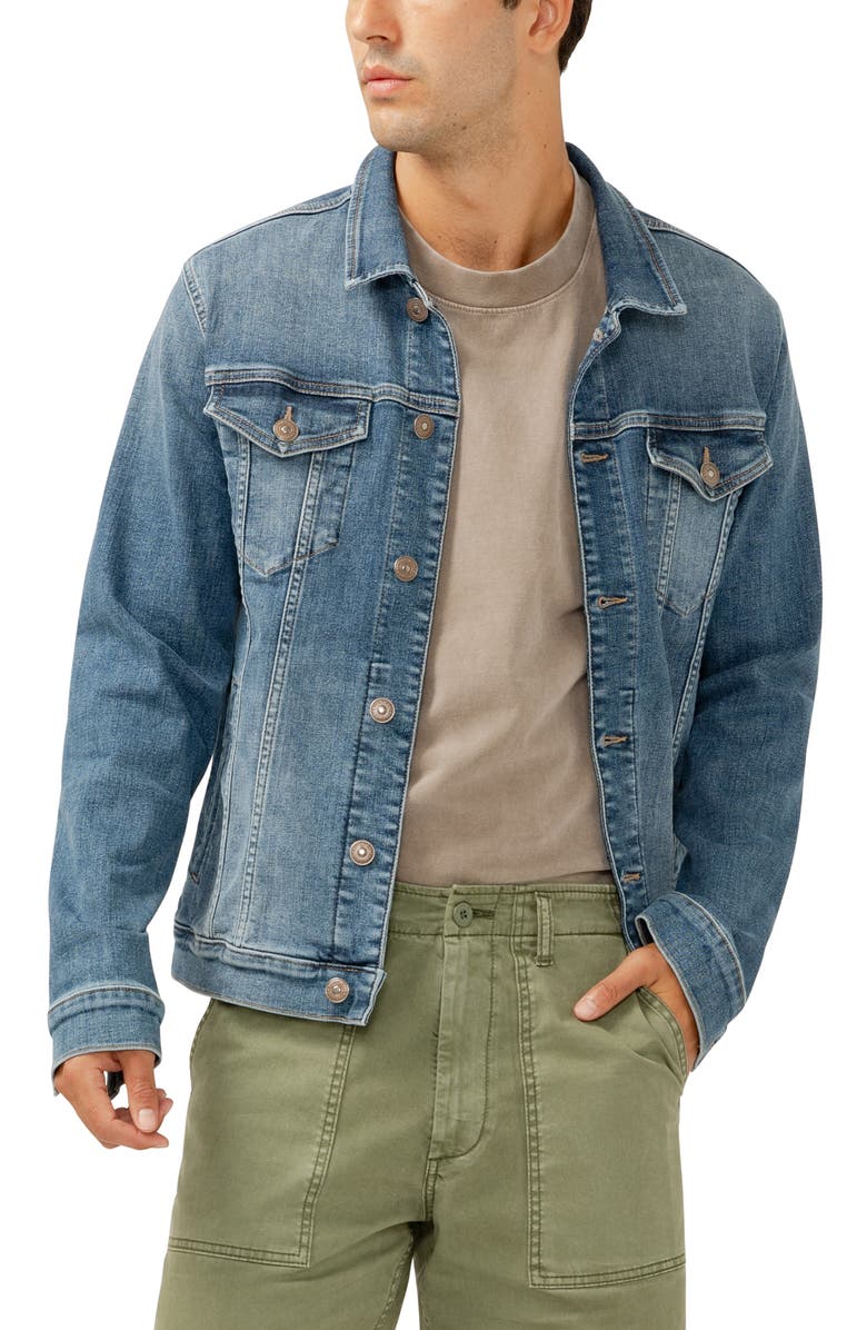 Silver Jeans Co. Denim Trucker Jacket, Alternate, color, Indigo