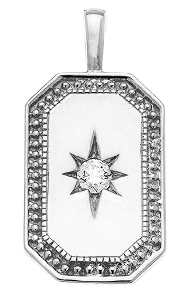 Sethi Couture Celeste Diamond Tag Pendant, Alternate, color, 