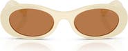 Miu Miu 50mm Oval Sunglasses