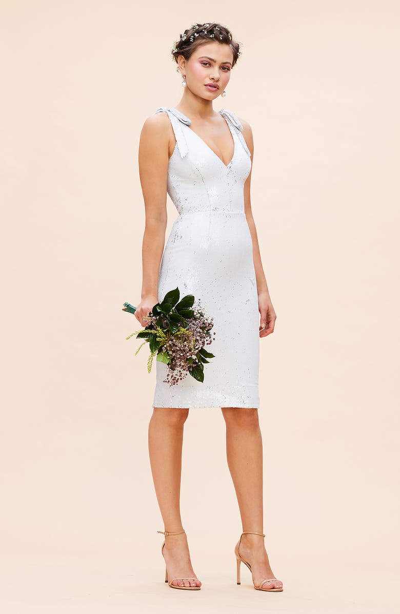 Dress the Population Mary Sequin Body-Con Cocktail Dress, Alternate, color, 