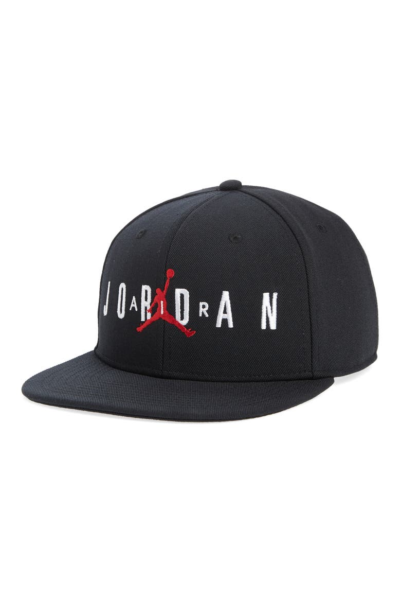 Jumpman Air Baseball Cap, Main, color, 023BLACK