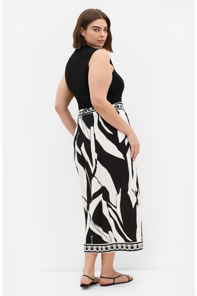Mirage Print Wrap Maxi Skirt, Alternate, color, MIRAGE