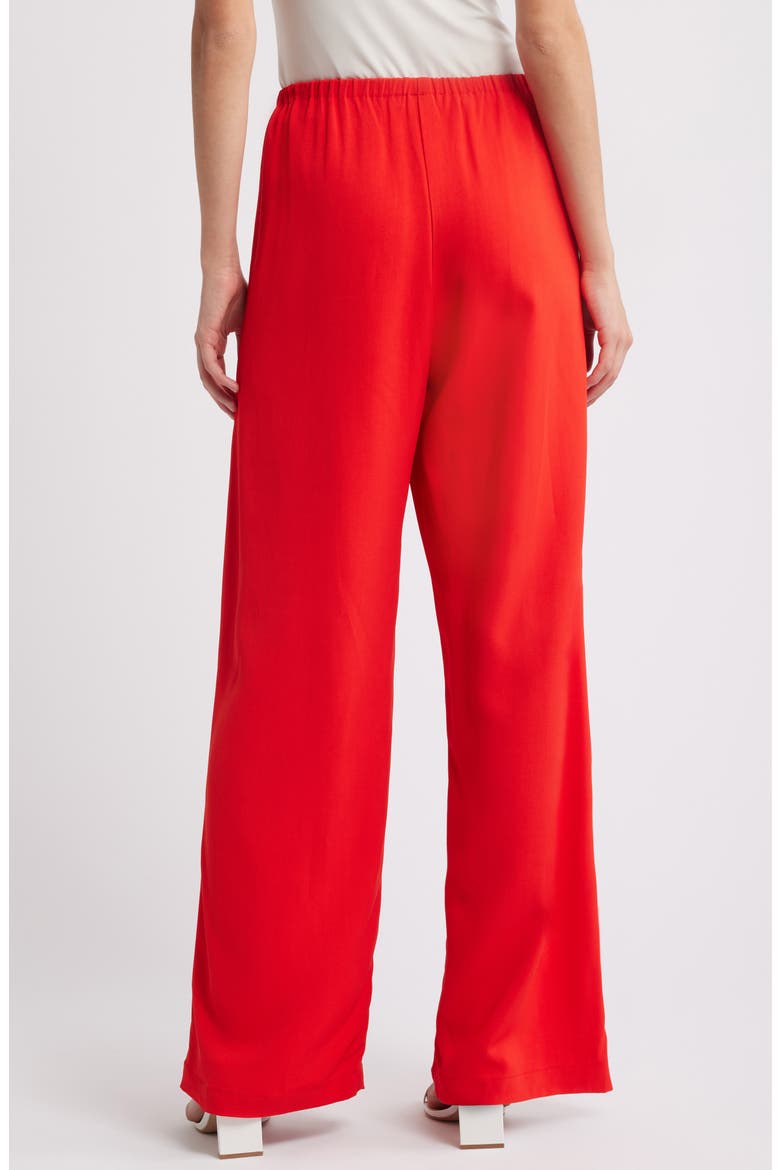 Monaco Wide Leg Pants, Alternate, color, APPLE RED