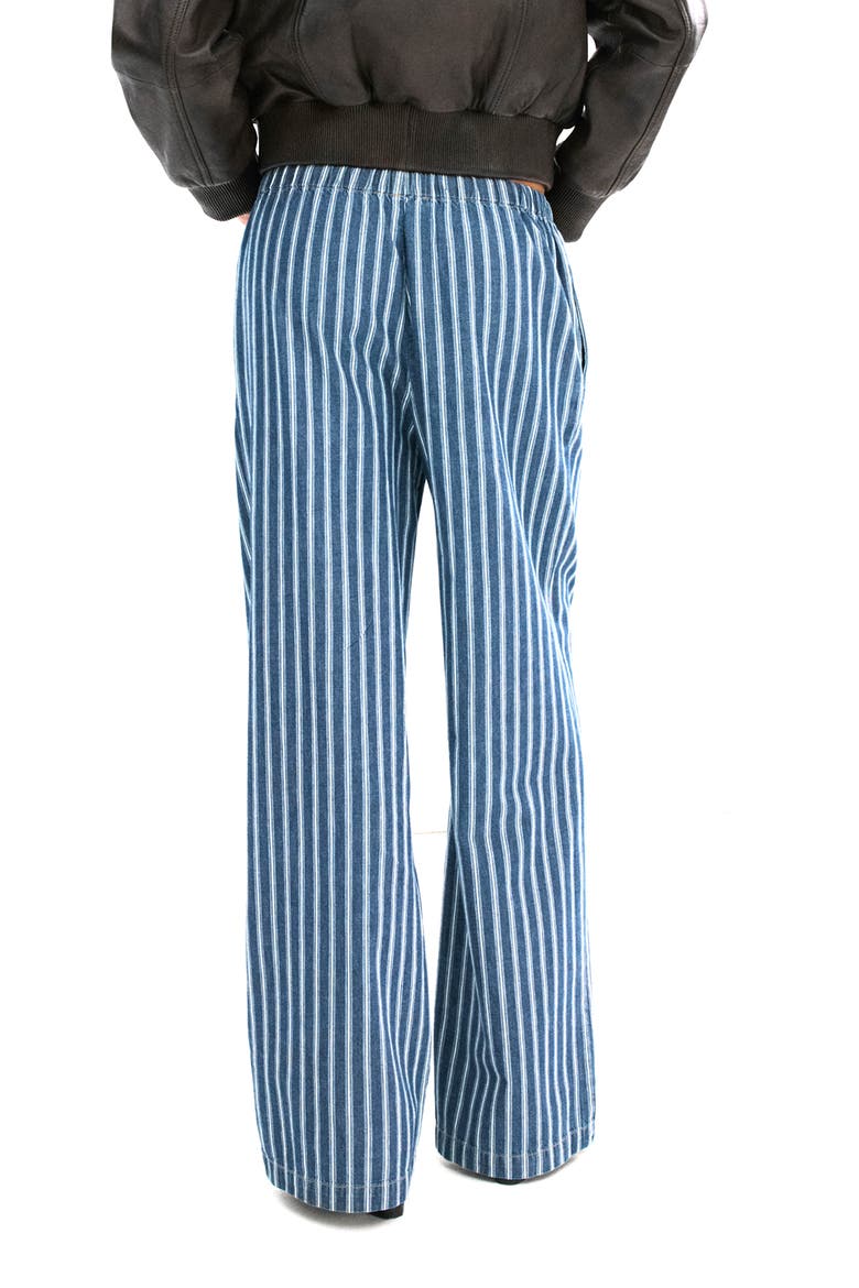 Drawstring Straight Leg Pants, Alternate, color, BLUE