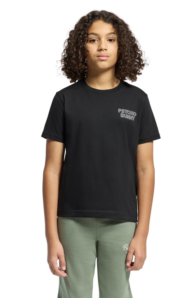 Psycho Bunny Kids' Sydney Logo Graphic T-Shirt, Alternate, color, 