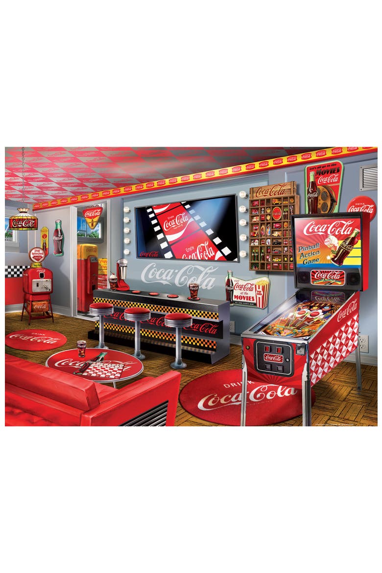 Coca-Cola Collector Hideaway 300p Puzzle, Alternate, color, Multicolor