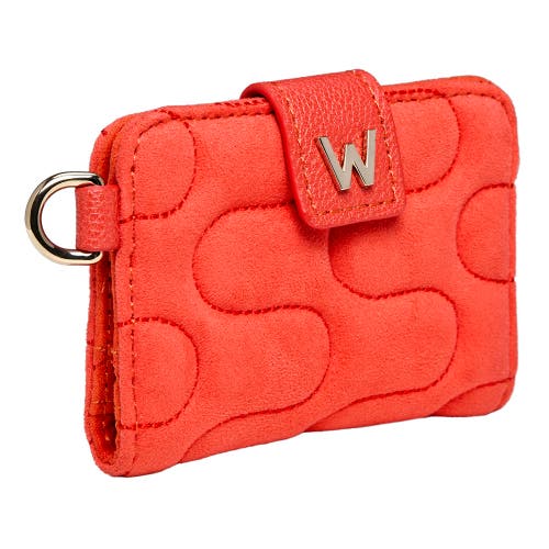 Wolf Mimi Swirl Card Case In Radiant Red
