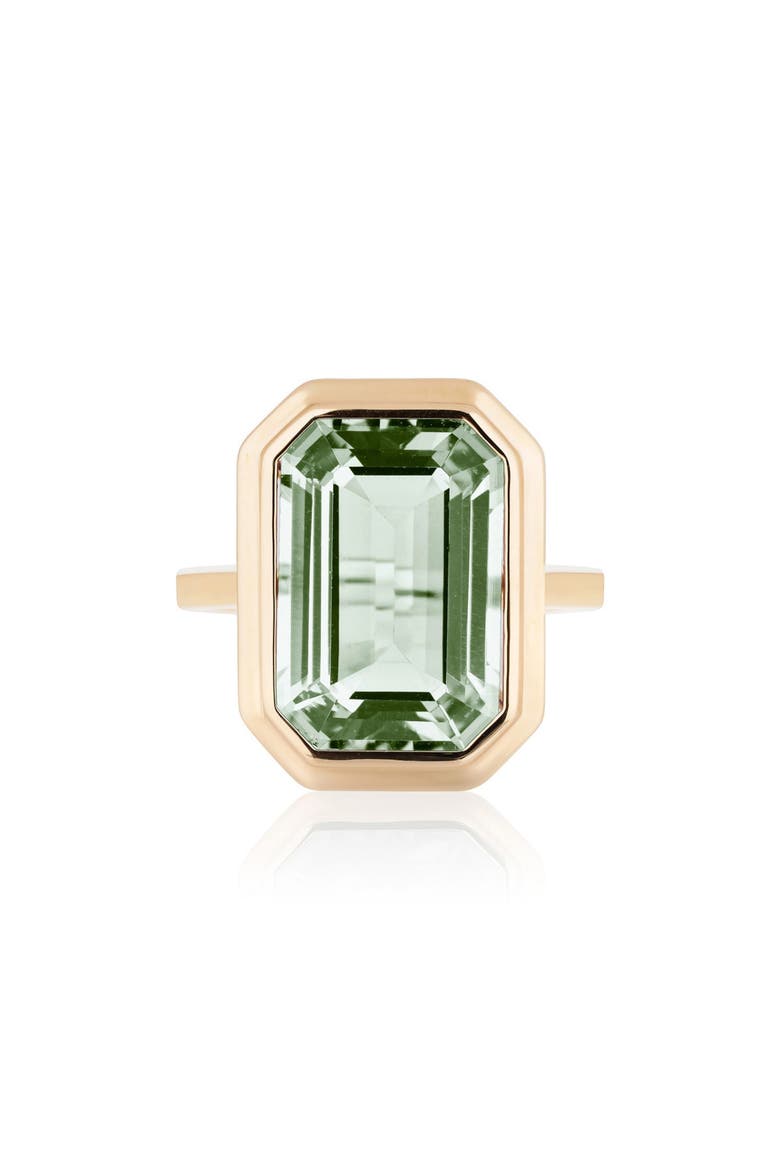 Manhattan Cocktail Ring, Main, color, TRANSLUCENT GREEN