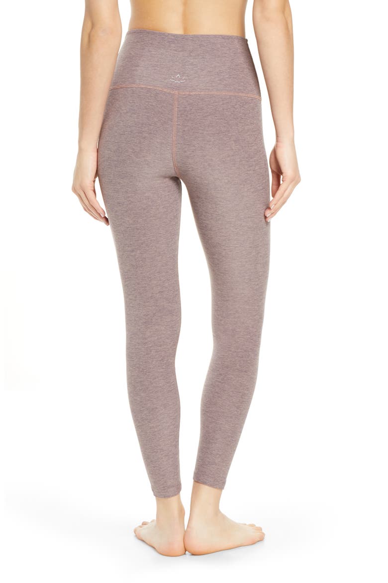 Caught in the Midi High Waist Leggings, Alternate, color, DUSTY MAUVE LILAC LUSTER