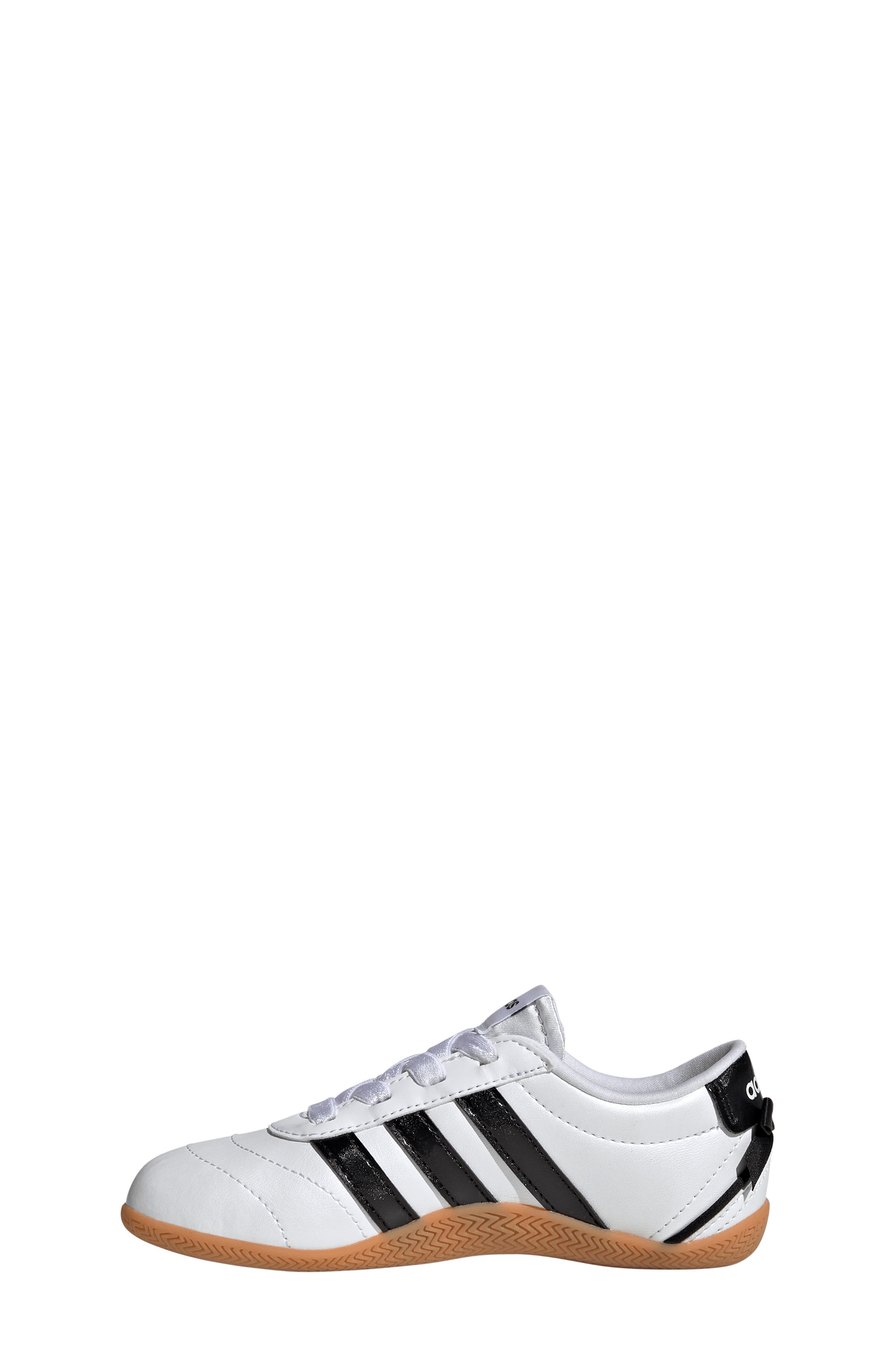 Kids' Grand Court Lo Sneaker, Alternate, color, WHITE/ CORE BLACK/ YELLOW
