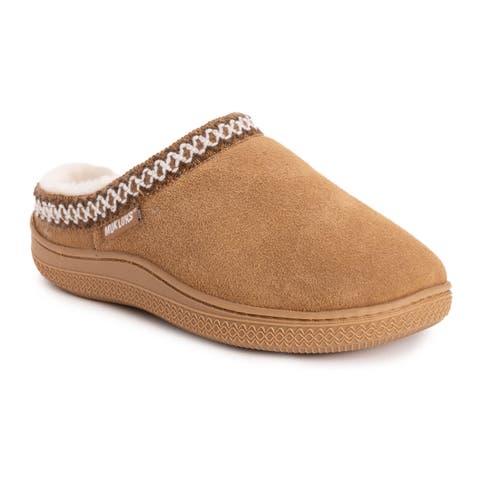 Jordi Genuine Suede Clog Slipper