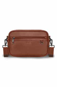 CHAMPS Onyx Leather Camera Bag