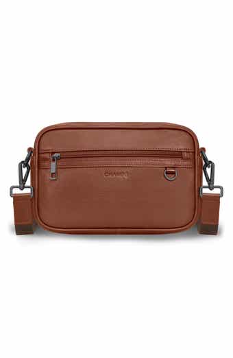 CHAMPS Onyx Leather Camera Bag