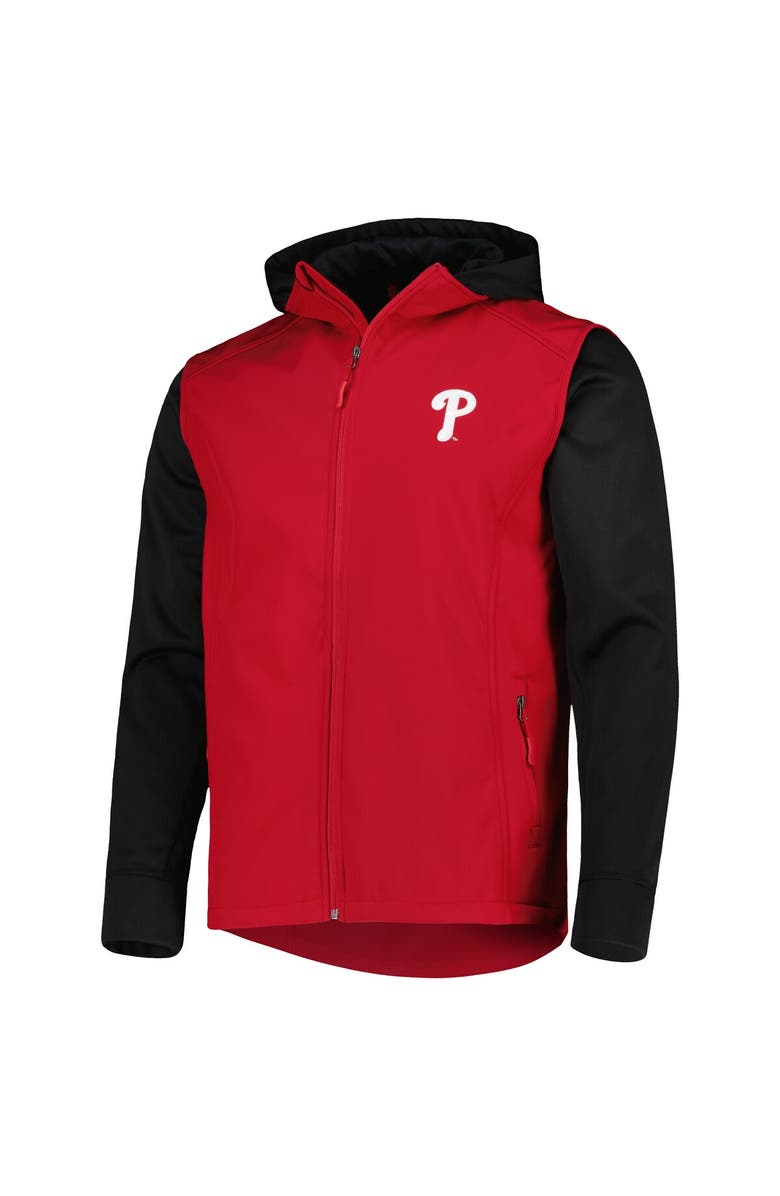 DUNBROOKE Men's Dunbrooke Red/Black Philadelphia Phillies Alpha Full-Zip Jacket, Alternate, color, Red