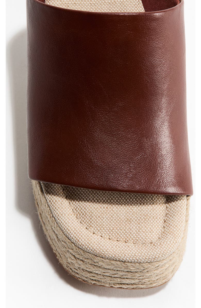 H&M Heeled Espadrilles, Alternate, color, Dark Brown