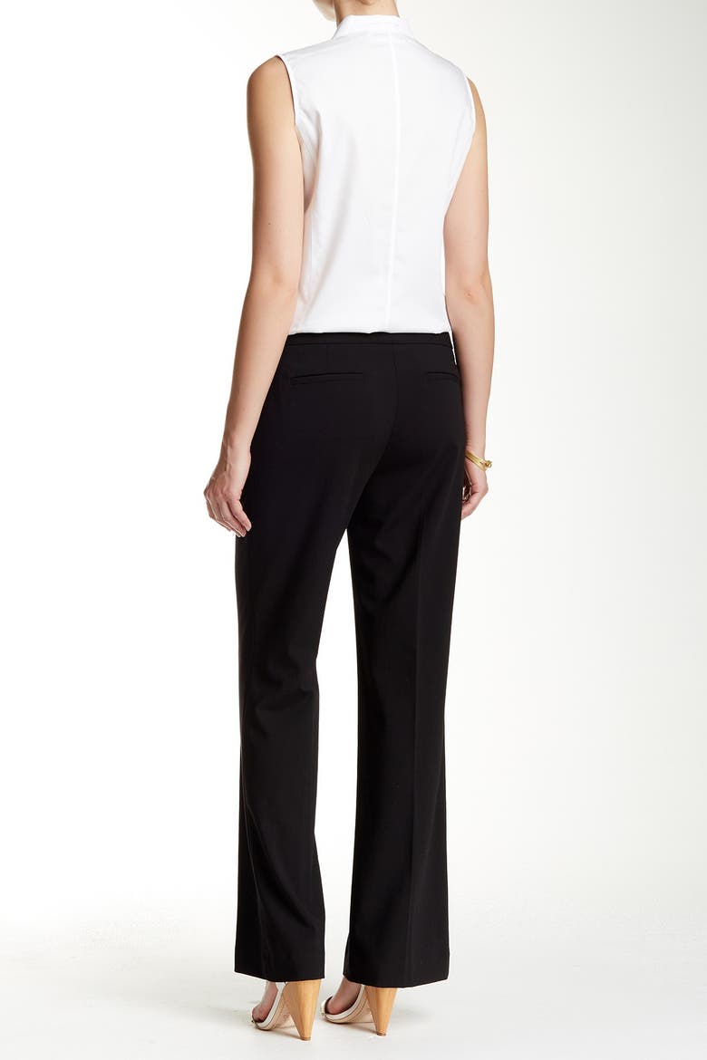 calvin klein black dress pants womens Ponte Power Stretch These Calvin Klein trousers are tailored in a wide leg fit and crafted with 4 Calvin Klein Women's Classic Fit