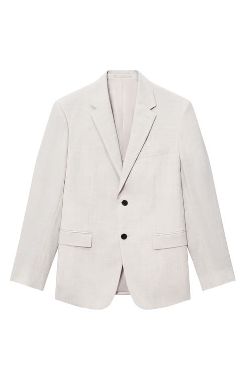 Theory Chambers Melange Solid Slim Fit Suit Jacket In Fog