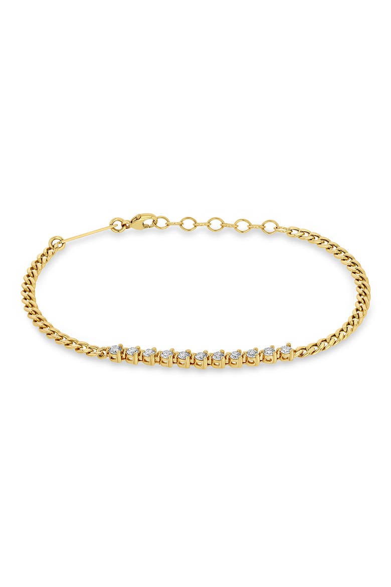 Diamond Tennis Bracelet, Main, color, YELLOW GOLD