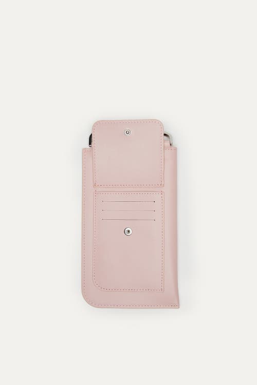 Want Les Essentiels De La Vie Want Les Essentiels Arch Smooth Leather Phone Bag In Blush