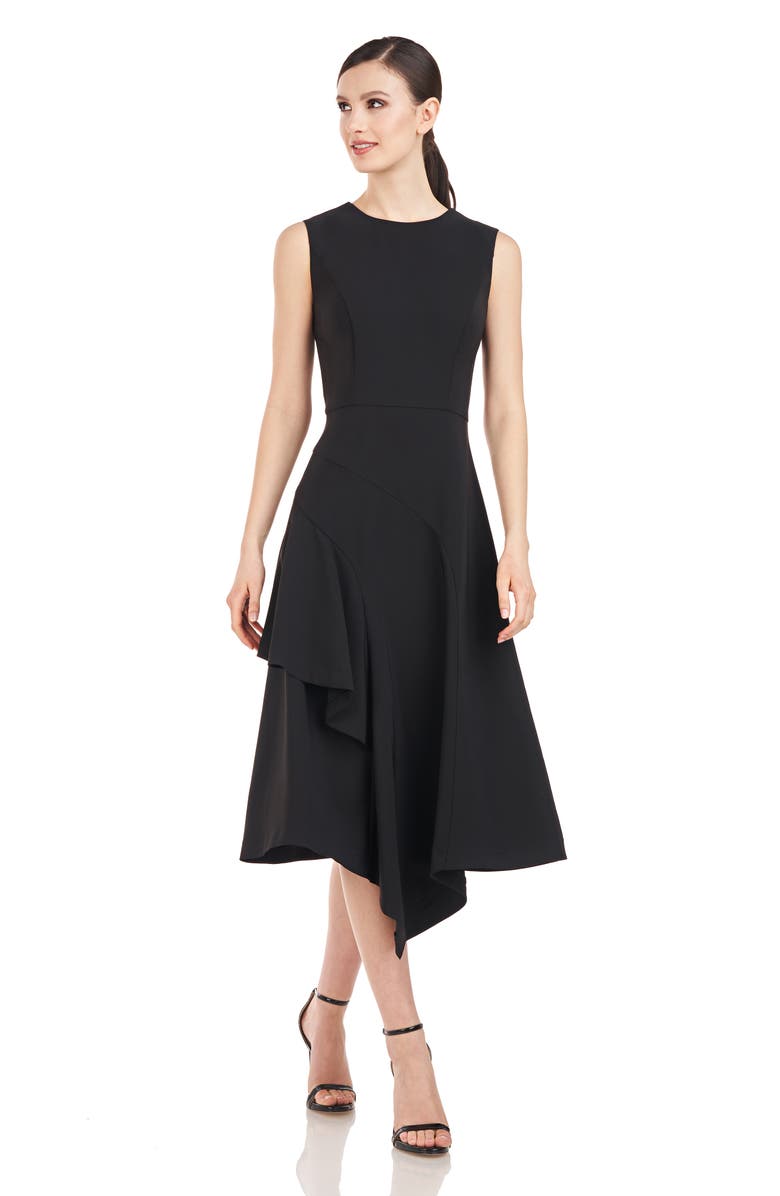 Kay Unger Bryce Sleeveless Sheath Dress, Alternate, color, Black