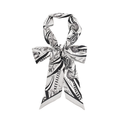 "Madagascar" Silk Bandana