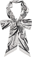 Lost Pattern "Madagascar" Silk Skinny Scarf