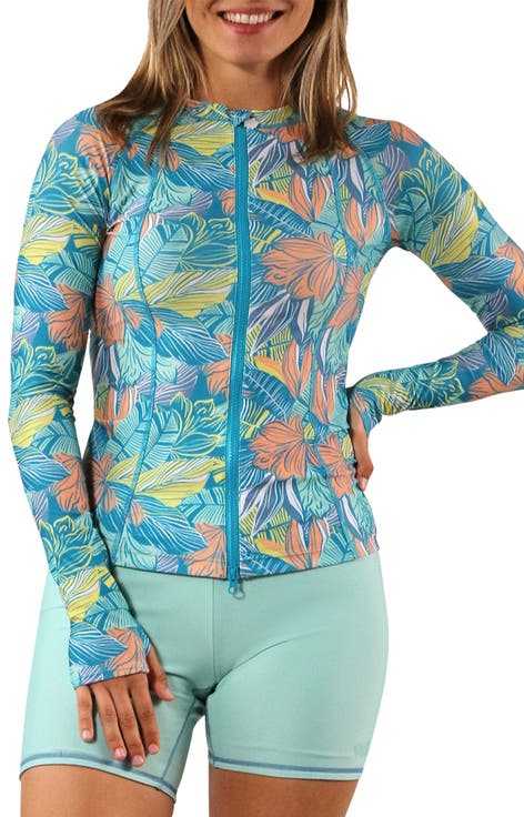 Long Sleeve Full Zip Rash Guard