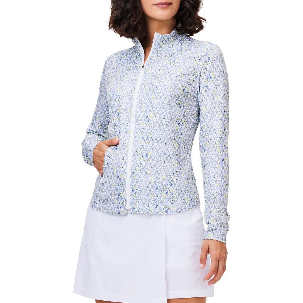 NZ ACTIVE BY NIC+ZOE NZ ACTIVE BY NIC+ZOE FLOW FIT ABSTRACT KALEIDOSCOPE JACKET
