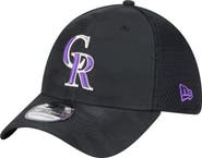 New Era Men's New Era Black Colorado Rockies Subtle Camo 39THIRTY Flex Hat