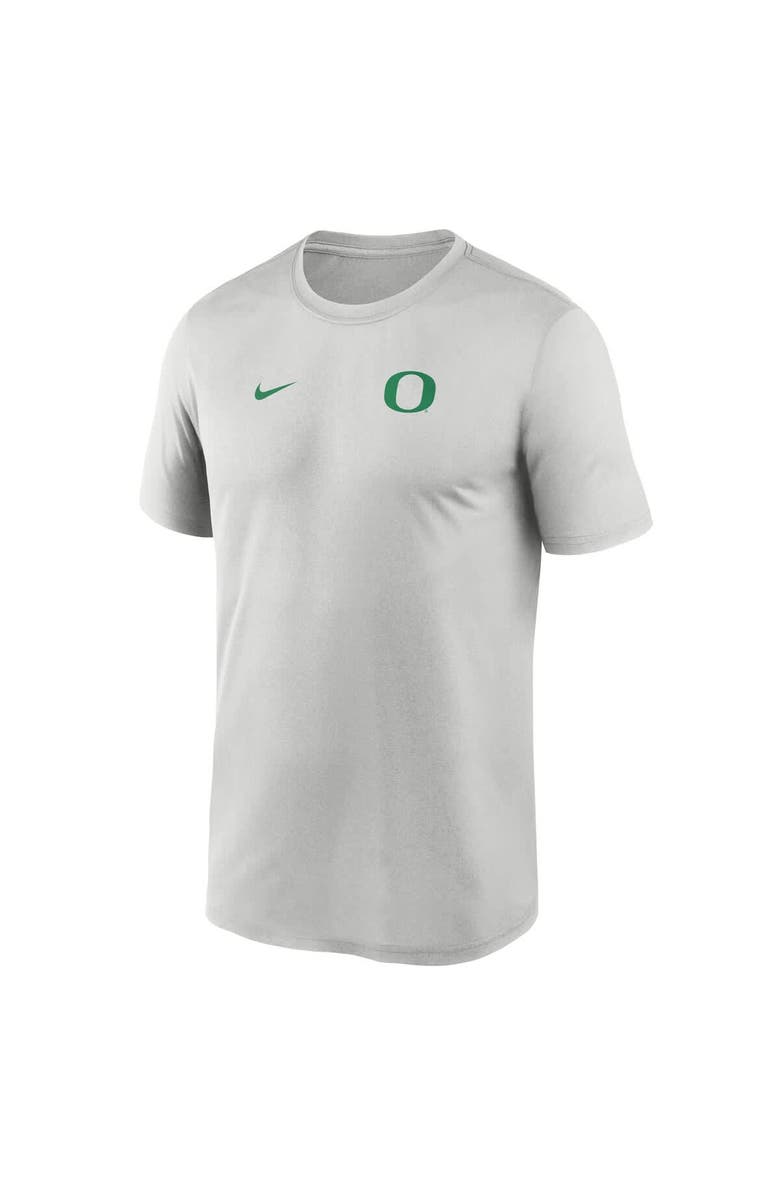 Nike Men's Nike Gray Oregon Ducks 2025 Sideline Small Logo Legend Performance T-Shirt, Alternate, color,