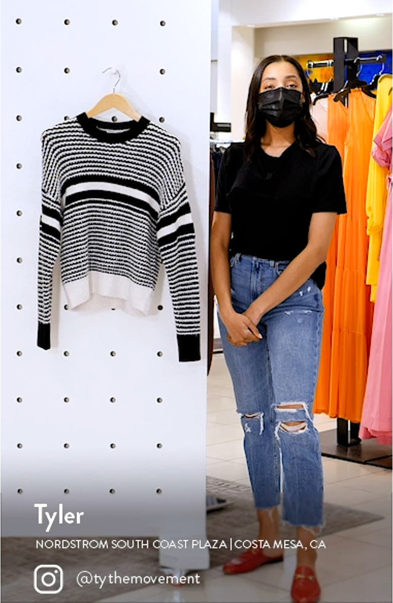 Stripe Crewneck Sweater, sales video thumbnail
