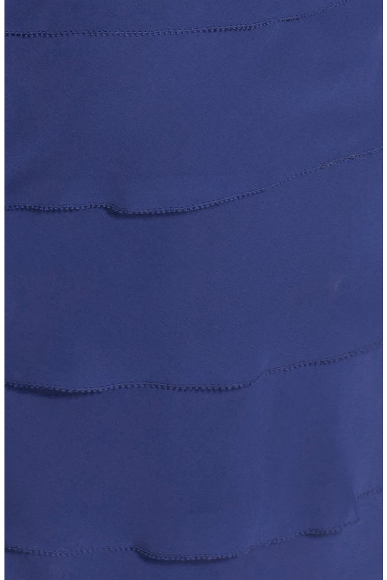 Tiered Chiffon & Lace Sheath Dress, Alternate, color, ELECTRIC BLUE
