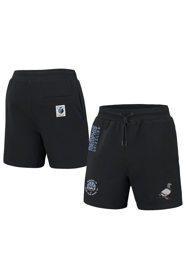 Men's NBA x Staple Black Memphis Grizzlies Home Team Shorts, Alternate, color, Black