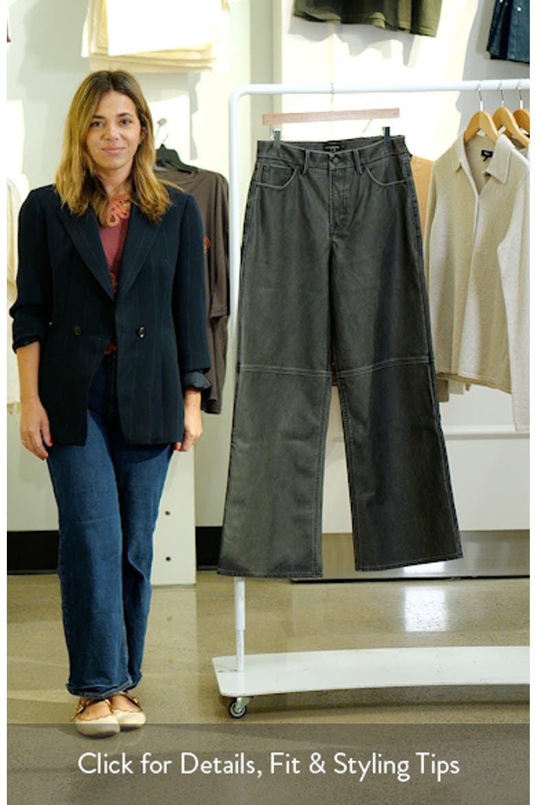 Good Skate Wide Leg Faux Leather Pants video